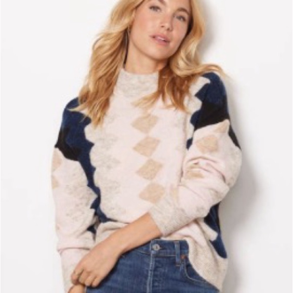 RD Style zig zag sweater NWT